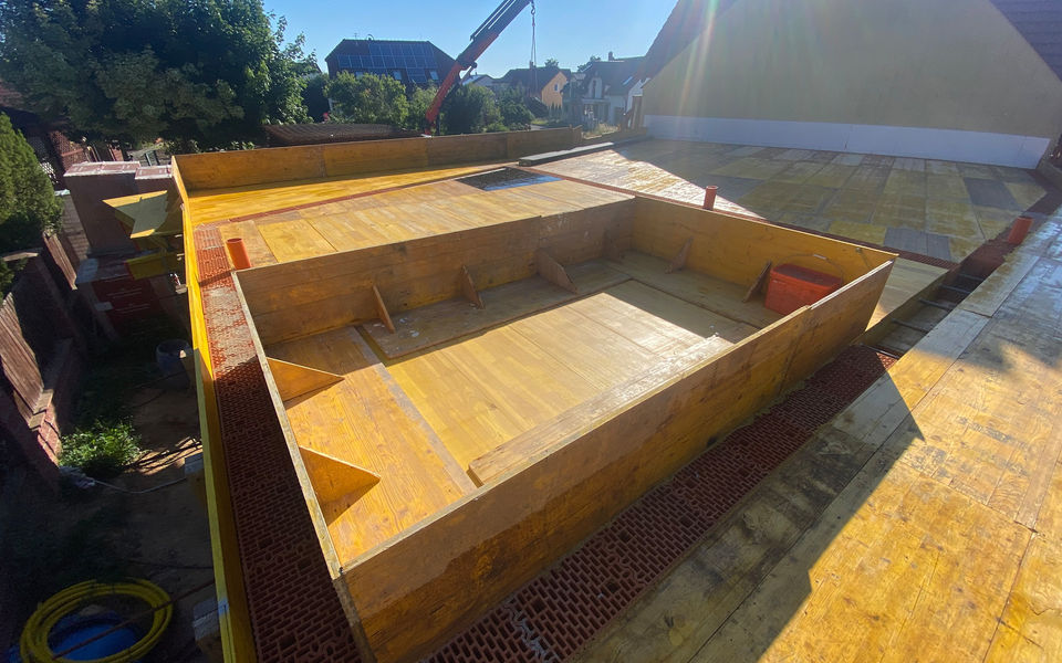 Novostavba — průběh výstavby